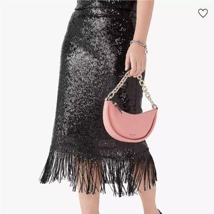 Kate spade sequin fringe skirt